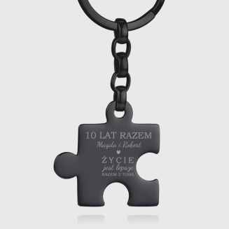 Brelok puzzel prezent na...