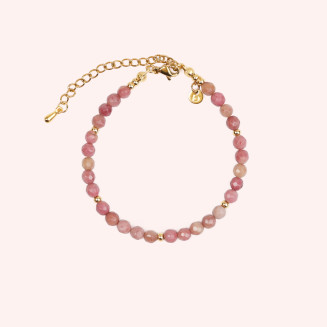 Bransoletka z kamieni rodonit