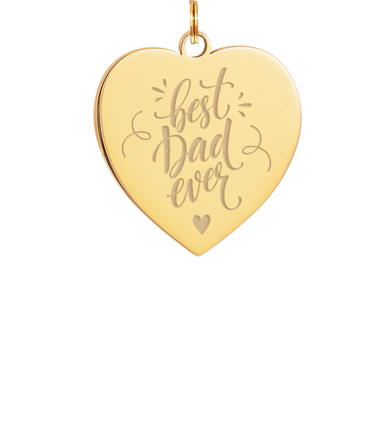 brelok serce best dad