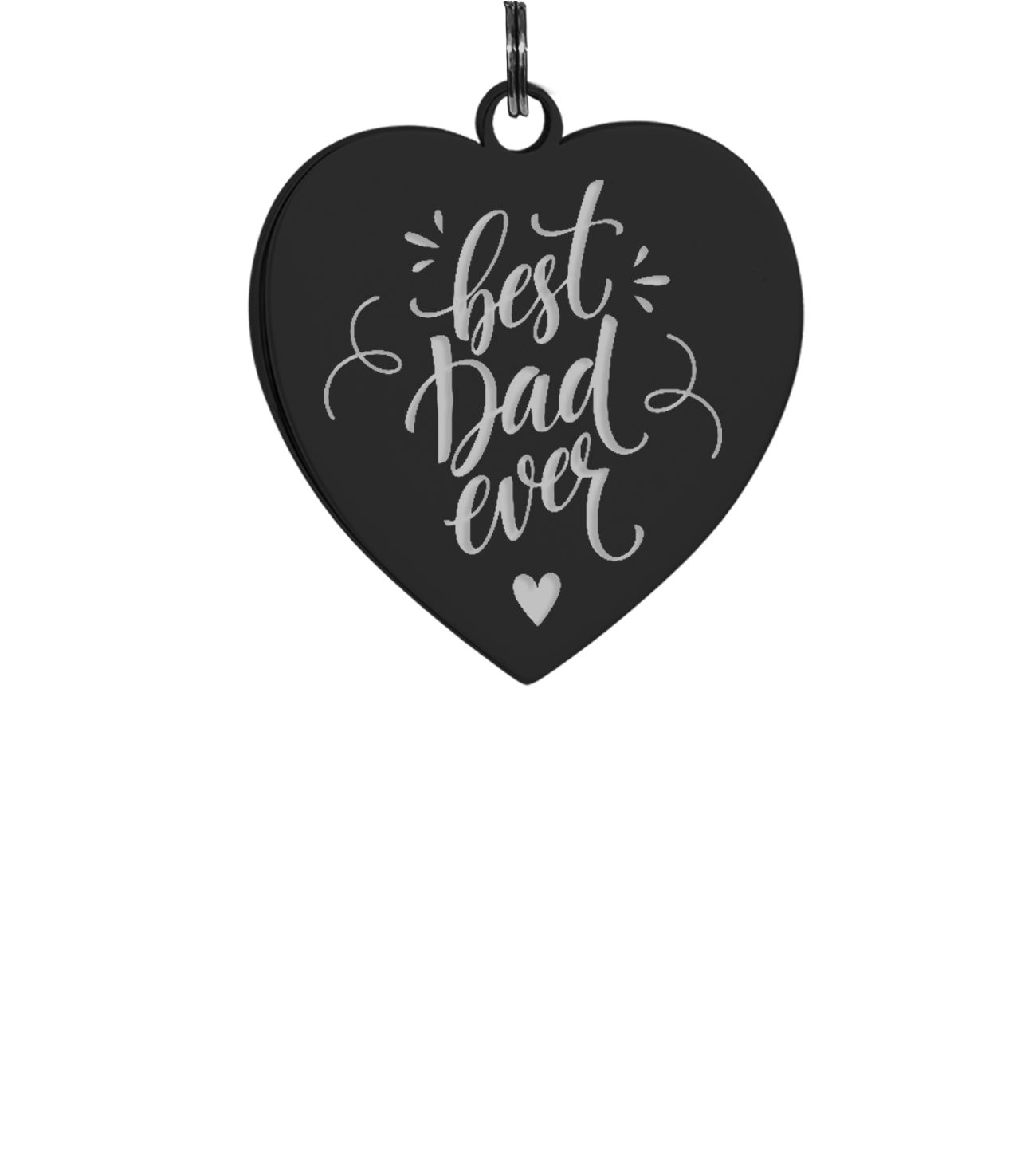 best dad brelok serce best dad