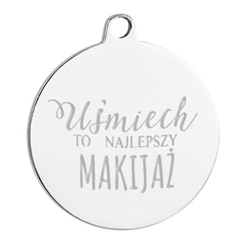 1. brelok kółko uśmiech to najlepszy makijaż symbol-1985