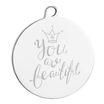 4. brelok kółko you are beautiful symbol-1988