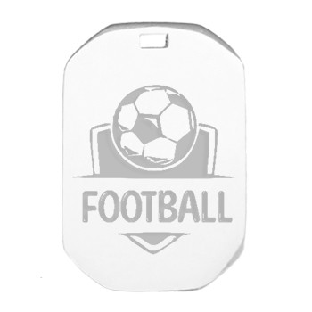 3. nieśmiertrlnik FOOTBALL symbol-2076