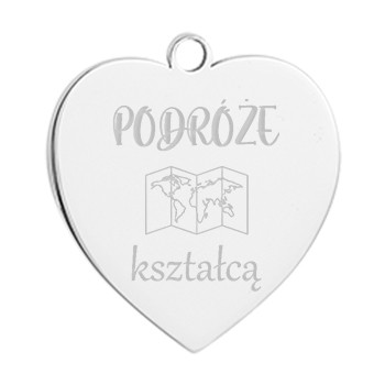 2.brelok serce mapa symbol-2112