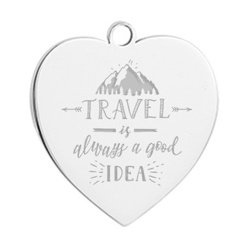 4. brelok serce travel is always symbol-2114